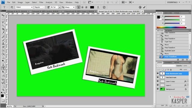 Vegas Pro/Ps CS4 - Composición Polaroid смотреть онлайн