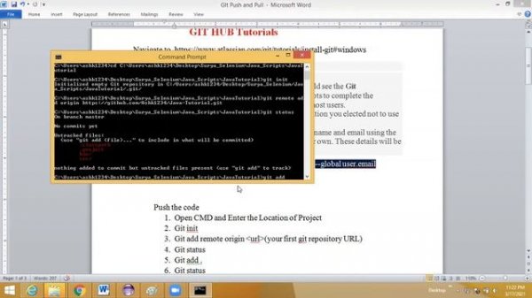 GIT workflow, PULL Request, Push, Clone , PULL and GIT Installation