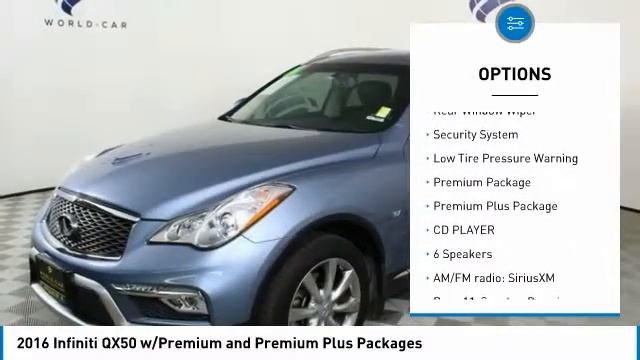 2016 INFINITI QX50 2016 INFINITI QX50 w/Premium and Premium Plus Packages FOR SALE in San Antonio, смотреть онлайн
