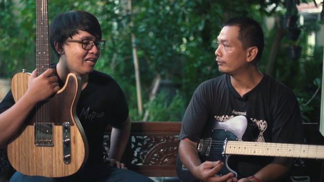 bamboo guitar vs wood guitar | achmad ananda | musico metron смотреть онлайн