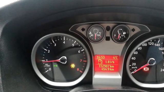 Форд фокус 2 1.8. На прогретом двигателе обороты выше нормы смотреть онлайн