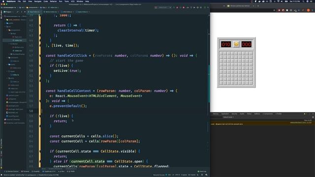 Build Minesweeper with React & Typescript [3] - onClick and onContextMenu Events смотреть онлайн