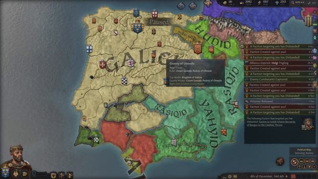 The Spanish Throne UNITED - Crusader Kings 3 ROYAL COURT - Iberian Brother War | DLC | Part 15 смотреть онлайн