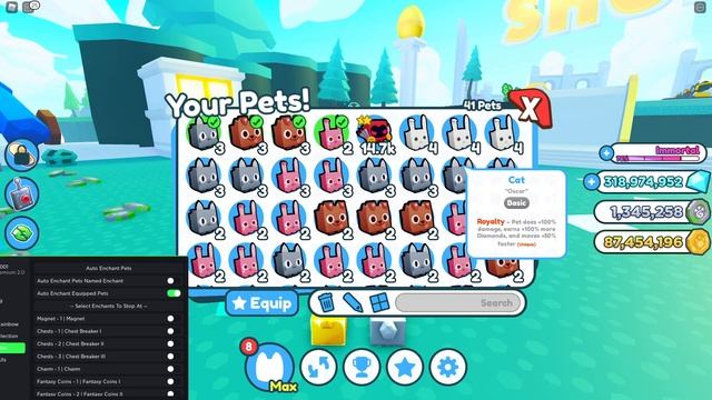 PET SIMULATOR X Script Pastebin 2022 AUTO FARM | AUTO ENCHANT (ROYALTY) смотреть онлайн