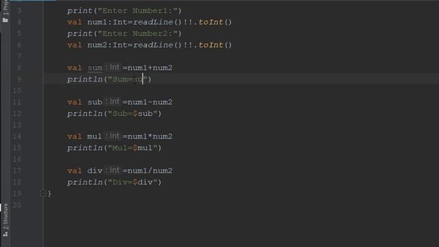 Kotlin | Mathematical Operation смотреть онлайн