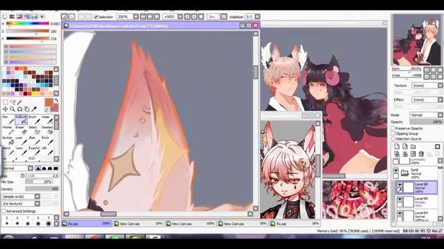 【Speed Paint SAI】 Drawing Activity смотреть онлайн