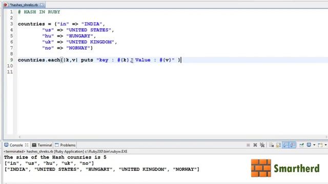 #39 Ruby Tutorial : Hash Part - 2 смотреть онлайн