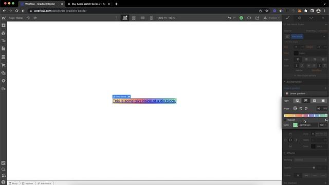 Градиентная обводка за 2 МИНУТЫ в Webflow. МИНИ-УРОК смотреть онлайн