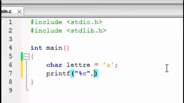 Langage c tutorial #9 الدارجة المغربية Le type char смотреть онлайн