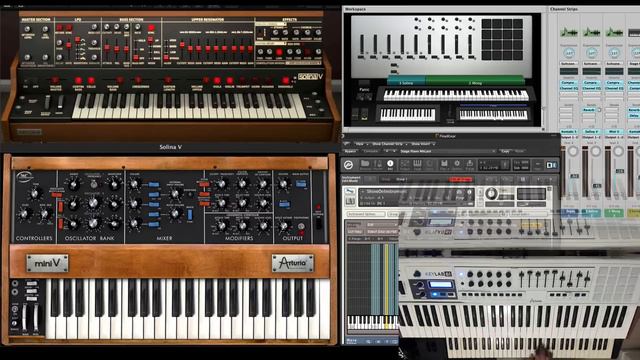 Shine On You Crazy Diamond Live - MainStage, Kontakt and Arturia Solina/MiniV смотреть онлайн