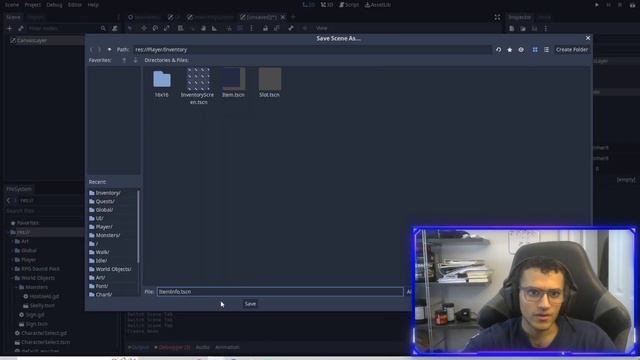 RPG Inventory (Adding UI Interaction with our Json file)! || Part 17 - Godot Engine Tutorial 2D смотреть онлайн