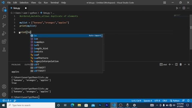 How to Check the length of a Python list - Advanced Python Lists смотреть онлайн