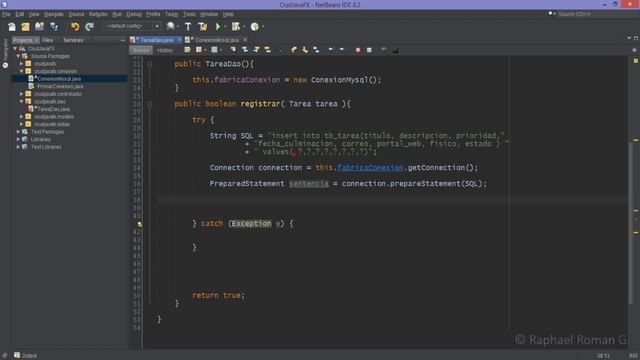 CRUD Java FX | Crear método registrar смотреть онлайн