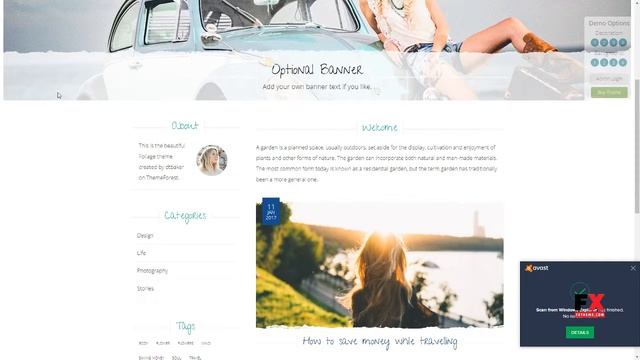 Foliage Watercolor - Creative WordPress Theme Kody Royale смотреть онлайн