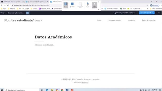 Crear tu hoja de vida en web node clase 33 grado 9 смотреть онлайн