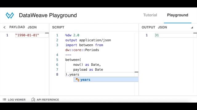 Retrieving years months & days between two dates in DataWeave 2.0 using between from Periods module смотреть онлайн