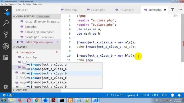 27 why namespace in PHP смотреть онлайн