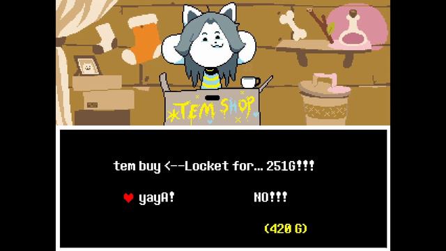 Can You Sell The Heart Locket To Temmie? смотреть онлайн