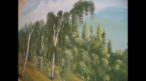 Роспись стены маслом