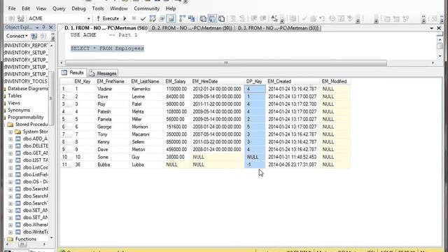 SQL SERVER - QUERIES - FROM CLAUSE - LEFT JOIN смотреть онлайн