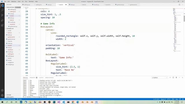 Kivy Part 28 – Colors in the Slugrace App смотреть онлайн