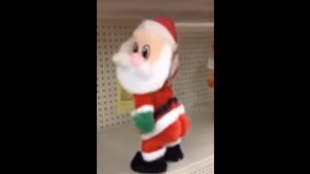 Танцующая игрушка Деда мороза смотреть онлайн
