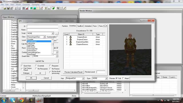 Tes Construction Set Tutorial One How To Make A NPC смотреть онлайн