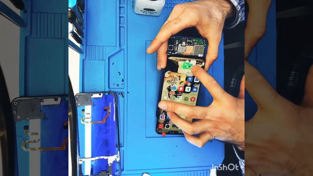 Замена оригинальный дисплей Honor 8X. смотреть онлайн