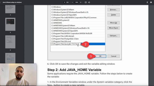 Java & Maven install steps on windows смотреть онлайн