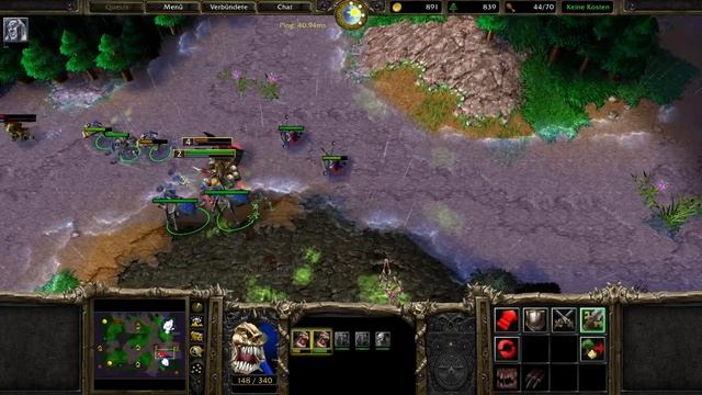 Warcraft 3 Undead vs Nightelf 1on1 | Full WC3 Gameplay смотреть онлайн