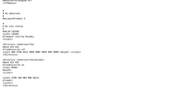 Proftpd on Ubuntu - Create directory permission denied (550 ) after upgrade to 9.10 смотреть онлайн