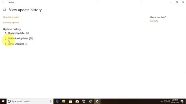 How to view Update History in Windows 10 (Tutorial) смотреть онлайн
