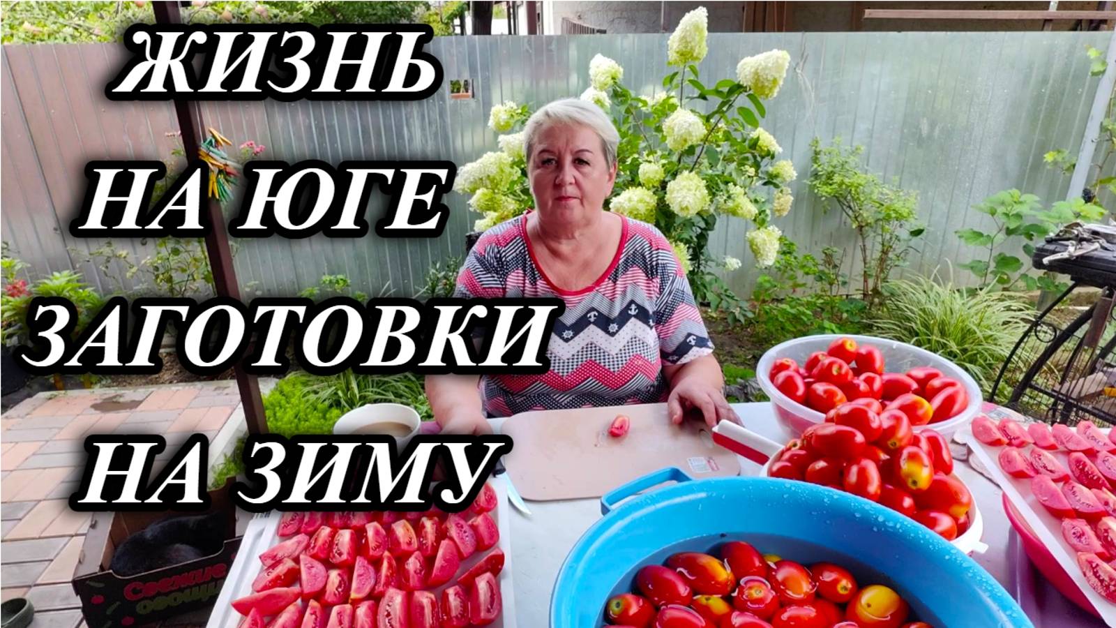 658ч Вяленые помидоры на зиму/Заготовки продуктов на зиму/Переехали на Кубань смотреть онлайн