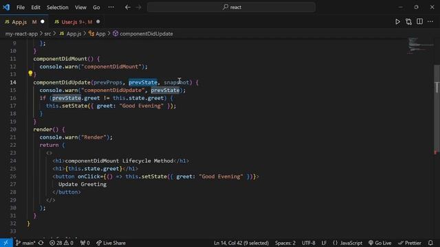 componentDidUpdate Lifecycle Method in ReactJs Tutorial #19 in Hindi| Complete React Course in Hind смотреть онлайн