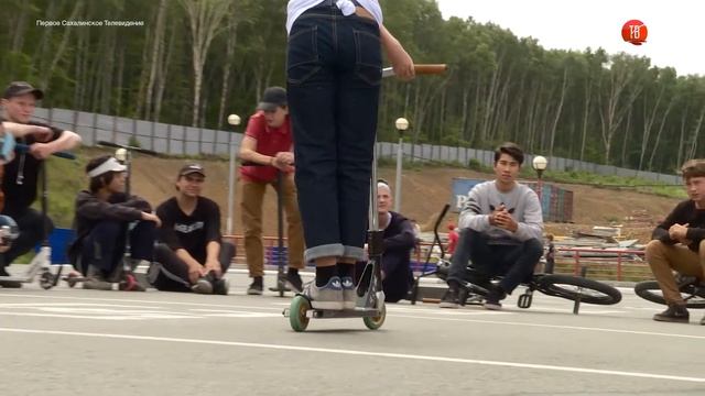 11.08.2017 Соревнования BMXеров и самокатеров прошли в Южно Сахалинске смотреть онлайн