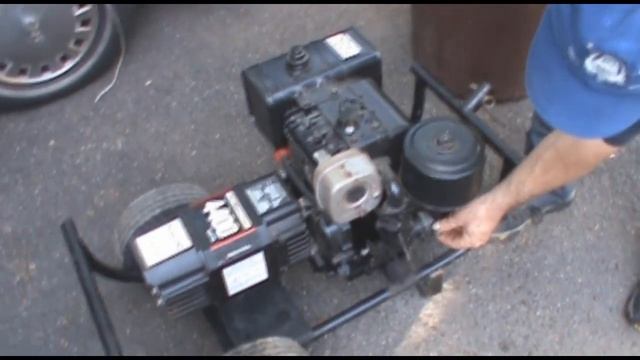 Cold Start Homelite 4400 Watt Generator with 1991 8.0 HP Briggs & Stratton Engine смотреть онлайн