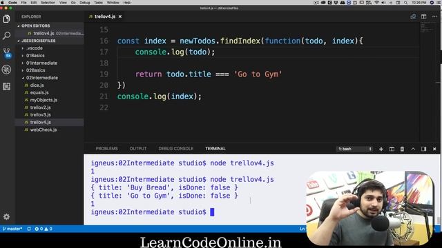 Search from array of objects in javascript смотреть онлайн