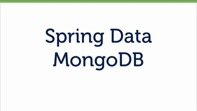 Webinar: What's New in Spring Data (Gosling/Fowler) смотреть онлайн