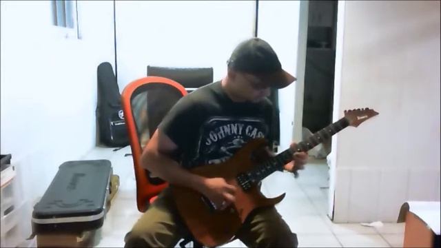 Blues Rock Ballad Improvisation in B minor-- Ibanez 652 kfx, Hughes and kettner Grandmeister Delux смотреть онлайн