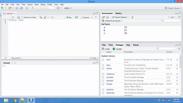Single and Multi Line Comment Line In R Program In Tamil смотреть онлайн