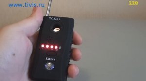 Обзор!!! Обнаружитель камер и жучков - CC308+