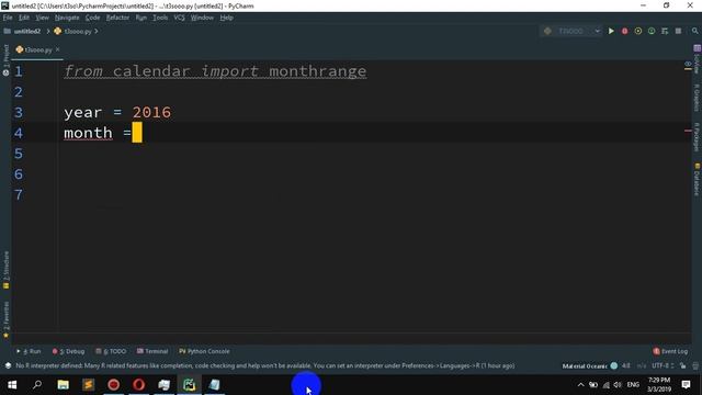 How to get the number of days of a given month and year in Python смотреть онлайн