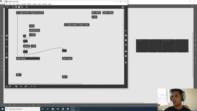 Circular Buffer/Delay Line in gen~ for Max/MSP смотреть онлайн