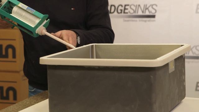 Edge Sinks for Solid Surface Worktops - Installation Video Guide смотреть онлайн