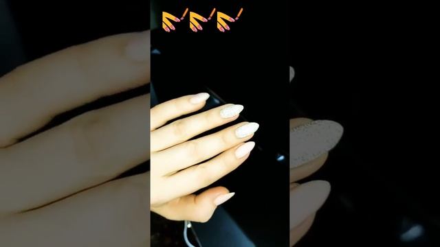 очень нежный маникюр с блестками! ??? смотреть онлайн