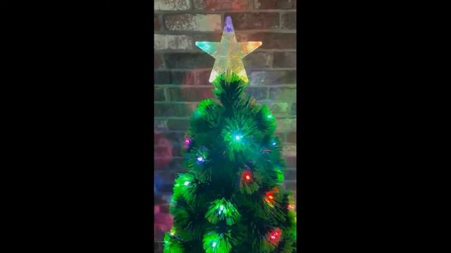 Елка искусственная новогодняя светодиодная Christmas с подсветкой 120 см зеленая (203-2) смотреть онлайн