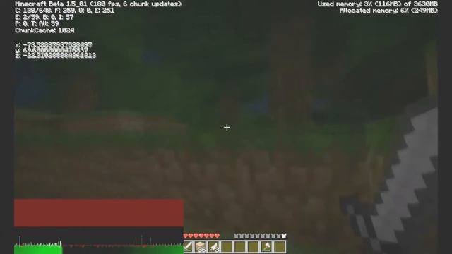 Herobrine Sightning - Minecraft Beta 1.5_01