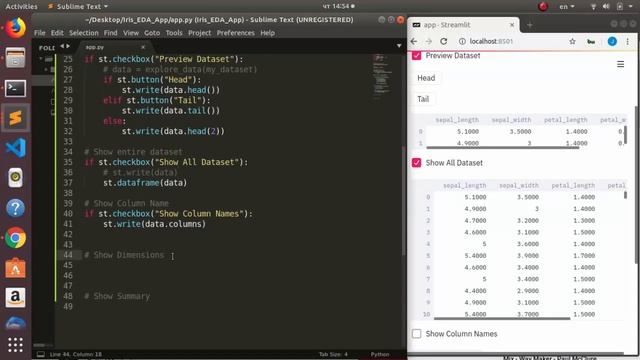 Building an Iris EDA App with Streamlit and Python смотреть онлайн