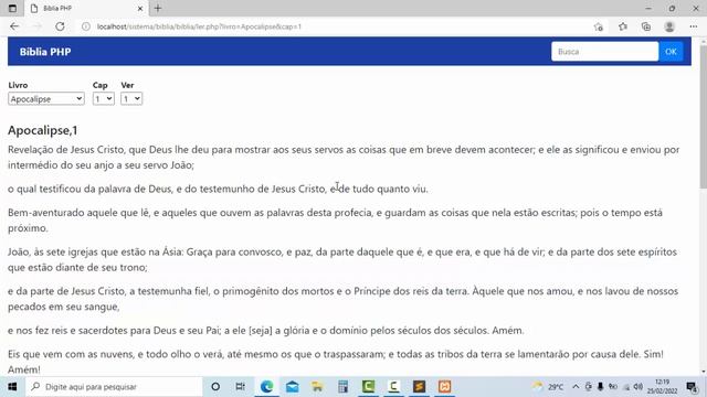 Bíblia Online em PHP com Mysql Projeto Grátis para download смотреть онлайн