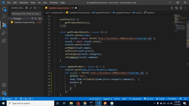 React and node JS project #30 Integrate Update Product API with UI смотреть онлайн